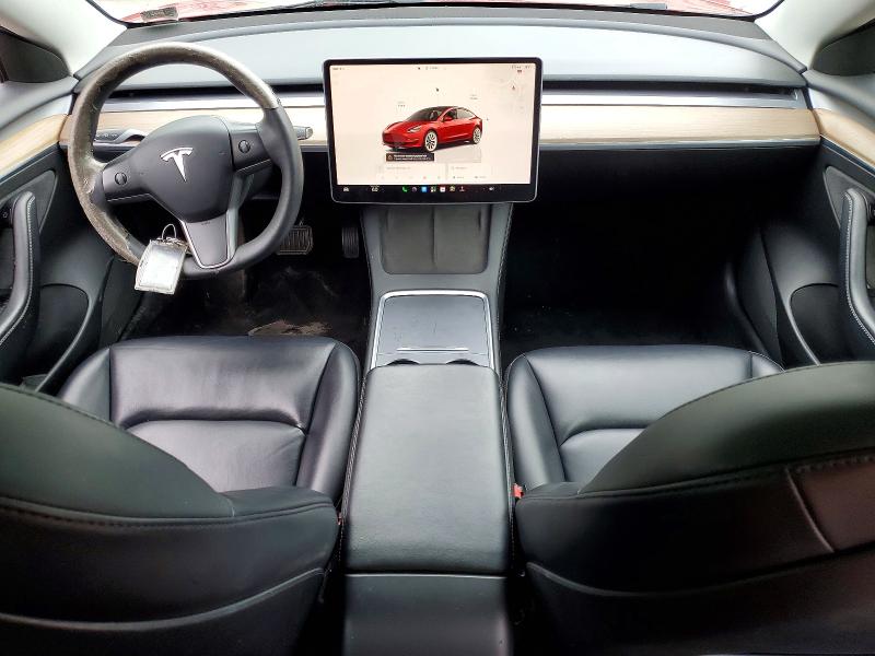 2022 Tesla Model 3 VIN 5YJ3E1EA7NF369470 COPART salvage auction — UNDERCARRIAGE, PA - CERT OF TITLE, sold $9,300 on 2026-07-08 (photo 8)