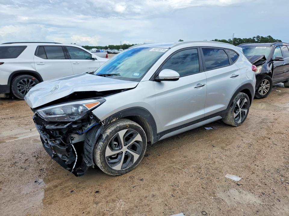 2018 Hyundai Tucson VIN KM8J33A22JU788105 COPART salvage auction — FRONT END, Tx - Salvage Vehicle Title, sold $2,850 on 2026-07-31 (photo 1)