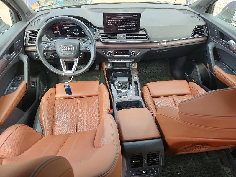 2021 Audi Q5 VIN WA1CAAFY8M2007411 COPART salvage auction — REAR END, Ks - Cert Of Title-Salvage, sold $17,100 on 2026-07-22 (photo 8)