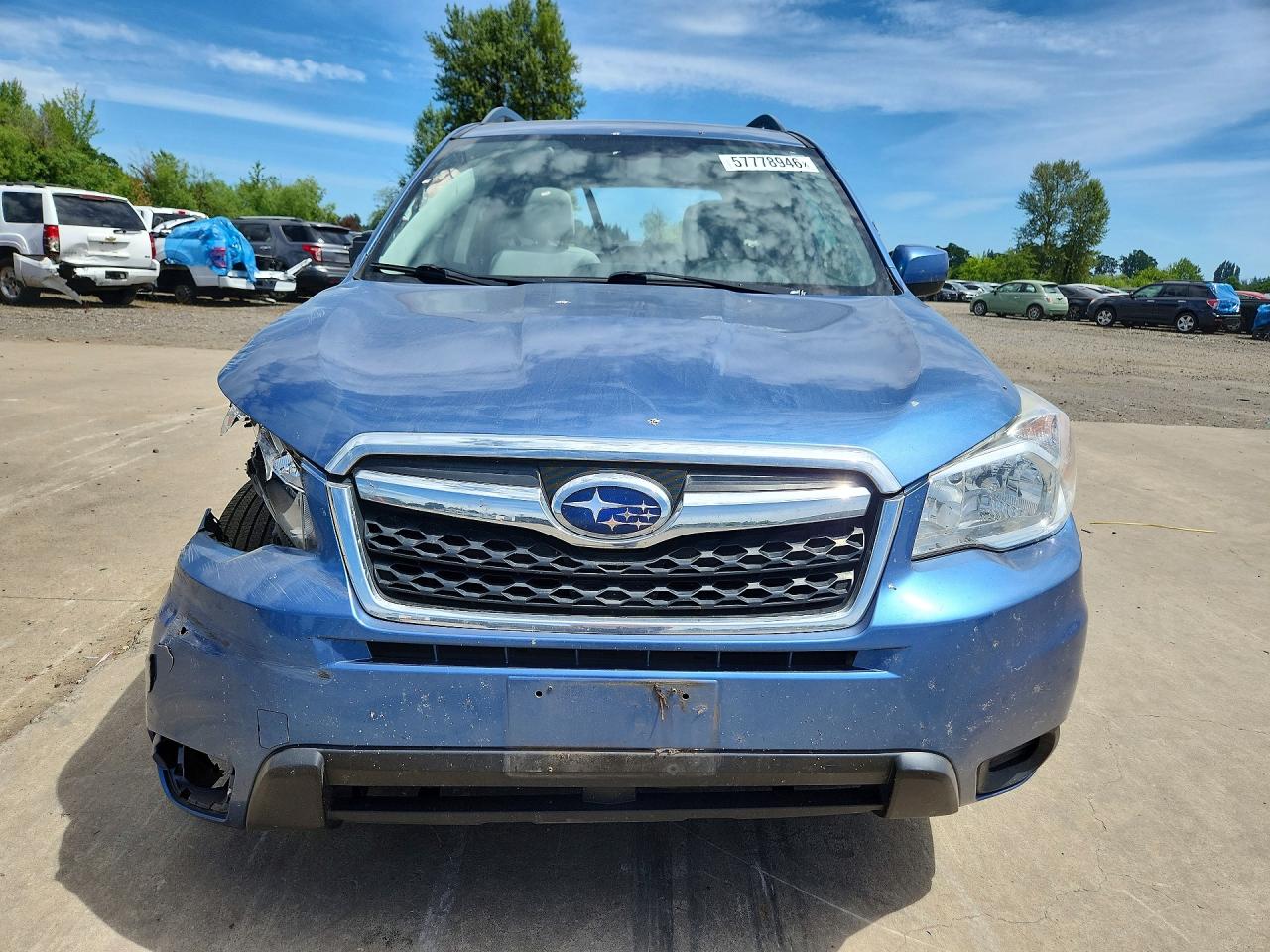 2015 Subaru Forester VIN JF2SJADC4FH814129 COPART salvage auction — Rear End, OR - SALVAGE TITLE CERTIFICATE, sold $975 on 2026-09-09 (photo 5)