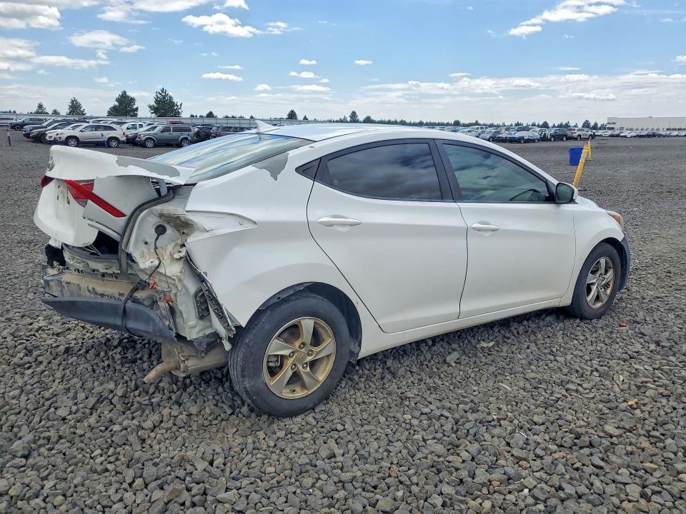 2015 Hyundai Elantra VIN 5NPDH4AE3FH569514 COPART salvage auction — REAR END, Wa - Bill Of Sale, sold $325 on 2026-07-22 (photo 3)