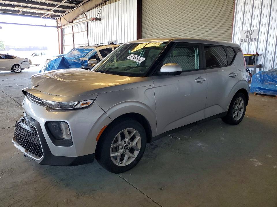 2020 Kia Soul VIN KNDJ23AU9L7012497 COPART salvage auction — FRONT END, Ca - Salvage Certificate, sold $1,200 on 2026-07-20 (photo 1)