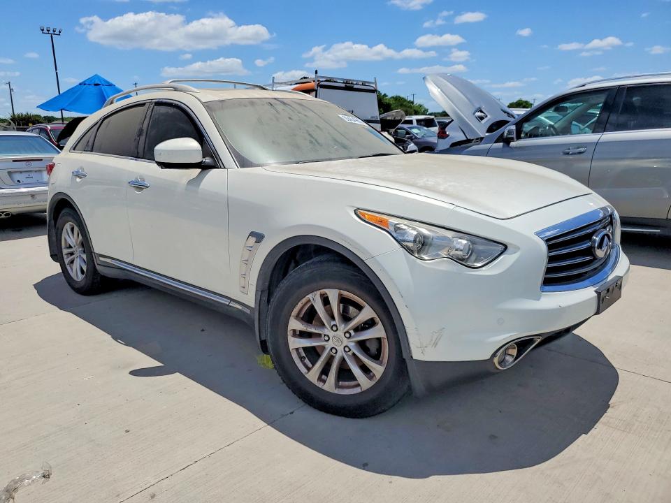 2013 Infiniti Fx VIN JN8CS1MU4DM142137 COPART salvage auction — MINOR DENT/SCRATCHES, Mt - Certificate Of Title, sold $900 on 2026-07-06 (photo 4)
