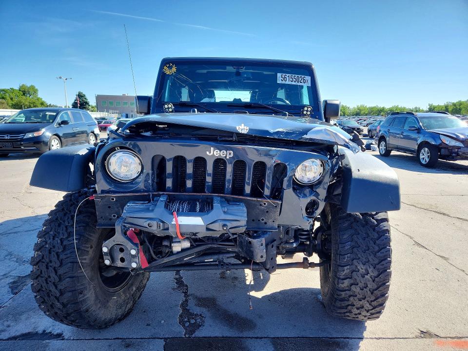 2017 Jeep Wrangler / VIN 1C4BJWFG0HL545042 COPART salvage auction — FRONT END, Salvage Title, sold $3,900 on 2026-08-03 (photo 5)