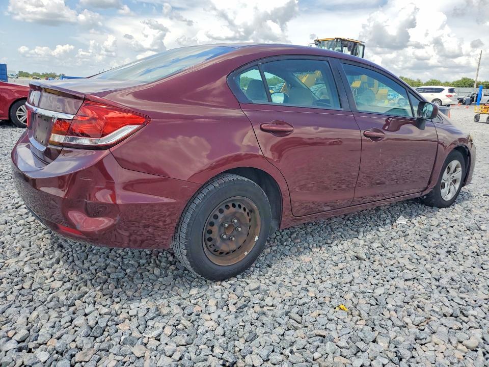 2015 Honda VIN 19XFB2F50FE093539 COPART salvage auction — REAR END, Fl - Certificate Of Title, sold $1,450 on 2026-07-10 (photo 3)