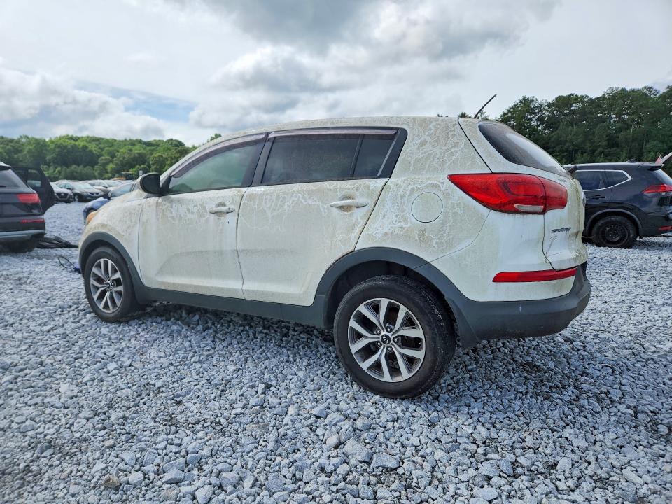 2015 Kia Sportage VIN KNDPB3AC5F7691075 COPART salvage auction — NORMAL WEAR, Ga - Certificate Of Title, sold $1,100 on 2026-07-09 (photo 2)