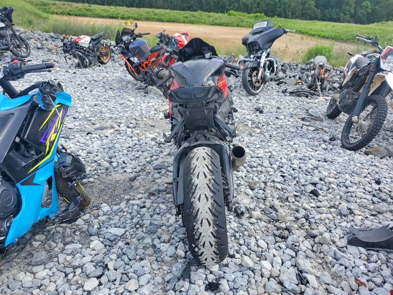 2021 Honda CBR1000 VIN JH2SC7718MK400493 COPART salvage auction — Rollover, GA - CERT OF TITLE-SALVAGE, sold $4,650 on 2026-07-09 (photo 4)