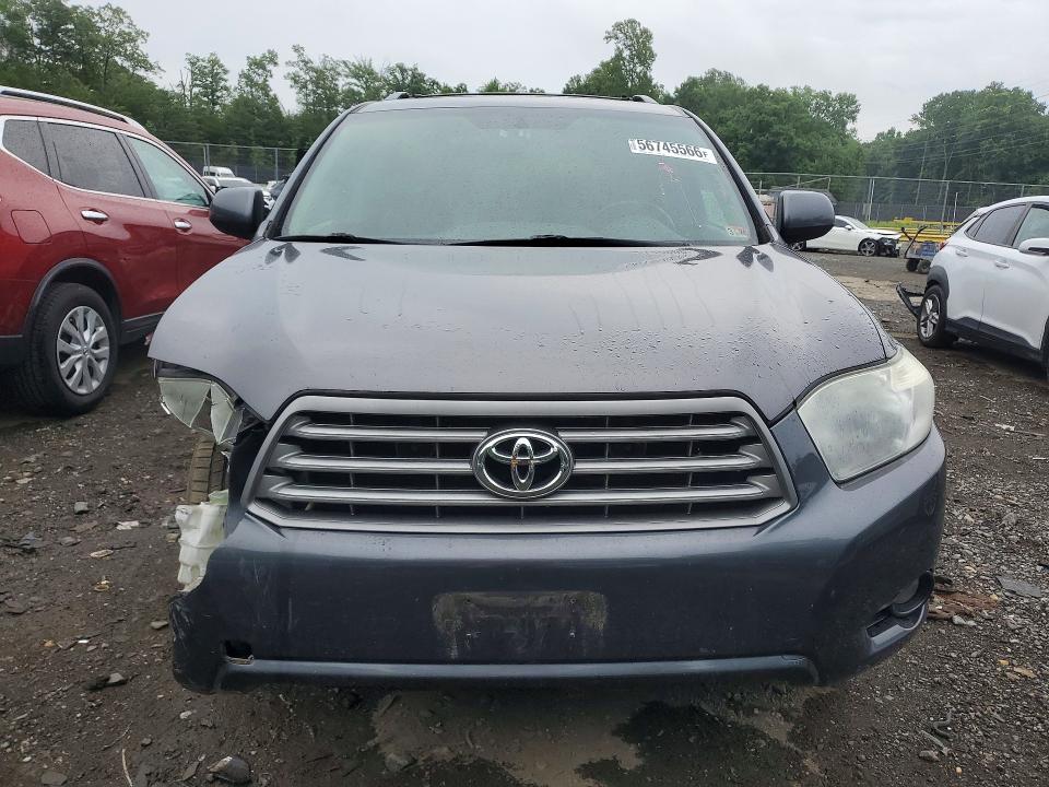 2010 Toyota Highlander VIN 5TDJK3EH1AS017063 COPART salvage auction — FRONT END, VA - CERTIFICATE OF TITLE, sold $2,350 on 2026-07-17 (photo 5)