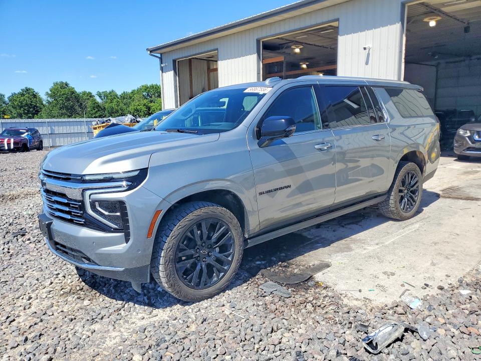 2025 Chevrolet Suburban VIN 1GNS6FR82SR392679 COPART salvage auction — WATER/FLOOD, Mo - Salvage Certificate Of Title, sold $27,750 on 2026-07-21 (photo 1)