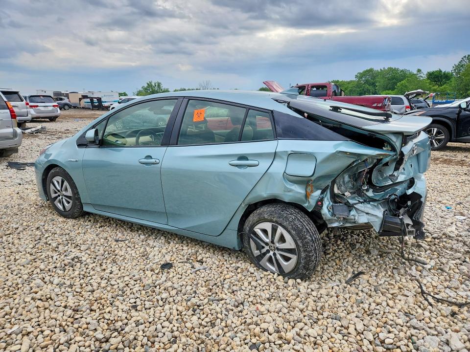 2017 Toyota Prius VIN JTDKBRFU7H3045092 COPART salvage auction — REAR END, Il - Salvage Certificate, sold $2,250 on 2026-07-08 (photo 2)