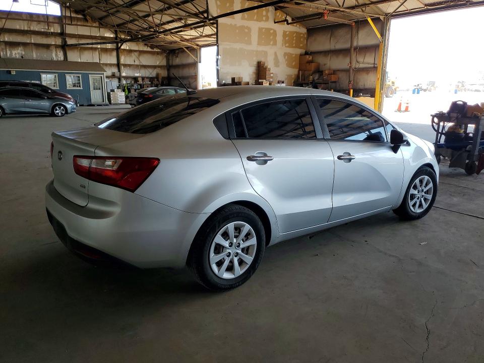 2015 Kia Rio VIN KNADM4A37F6515733 COPART salvage auction — MINOR DENT/SCRATCHES, Az - Certificate Of Title, sold $575 on 2026-07-02 (photo 3)