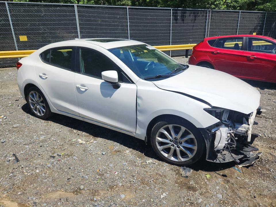 2014 Mazda 3 VIN JM1BM1W33E1144874 COPART salvage auction — FRONT END, Md - Cert Of Salvage > 75% Damage, sold $1,350 on 2026-07-02 (photo 4)
