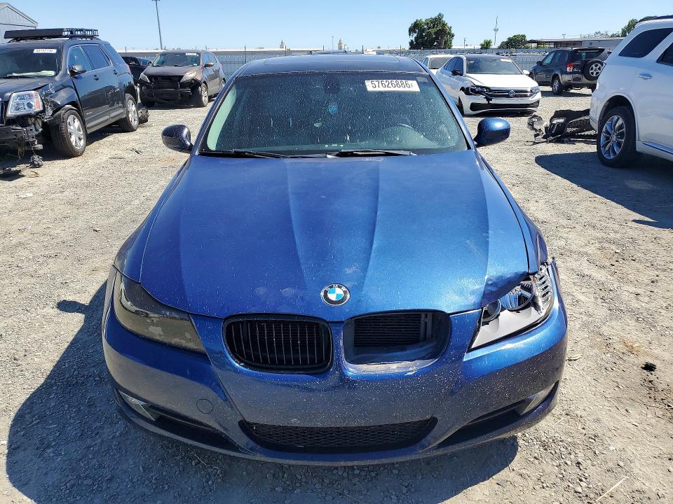 2011 BMW 3er VIN WBAPH5G54BNM79192 COPART salvage auction — FRONT END, Ca - Salvage Certificate, sold $15 on 2026-07-28 (photo 5)