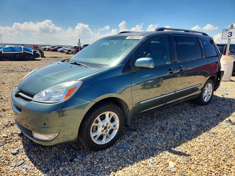 2004 Toyota Sienna VIN 5TDZA22C14S149298 COPART salvage auction — REAR END, TX - SALVAGE VEHICLE TITLE, sold $350 on 2026-07-21 (photo 1)