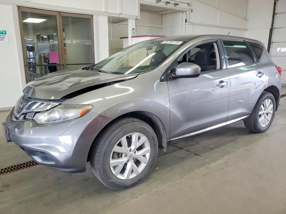 2013 Nissan Murano VIN JN8AZ1MU7DW211183 COPART salvage auction — FRONT END, WA - BILL OF SALE, sold $825 on 2026-07-31 (photo 1)