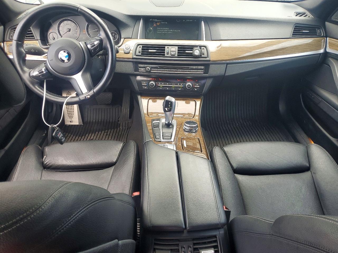 2014 BMW 5 Series VIN WBA5B3C58ED535230 COPART salvage auction — Rear End, TX - SALVAGE VEHICLE TITLE, sold $4,600 on 2026-06-25 (photo 8)