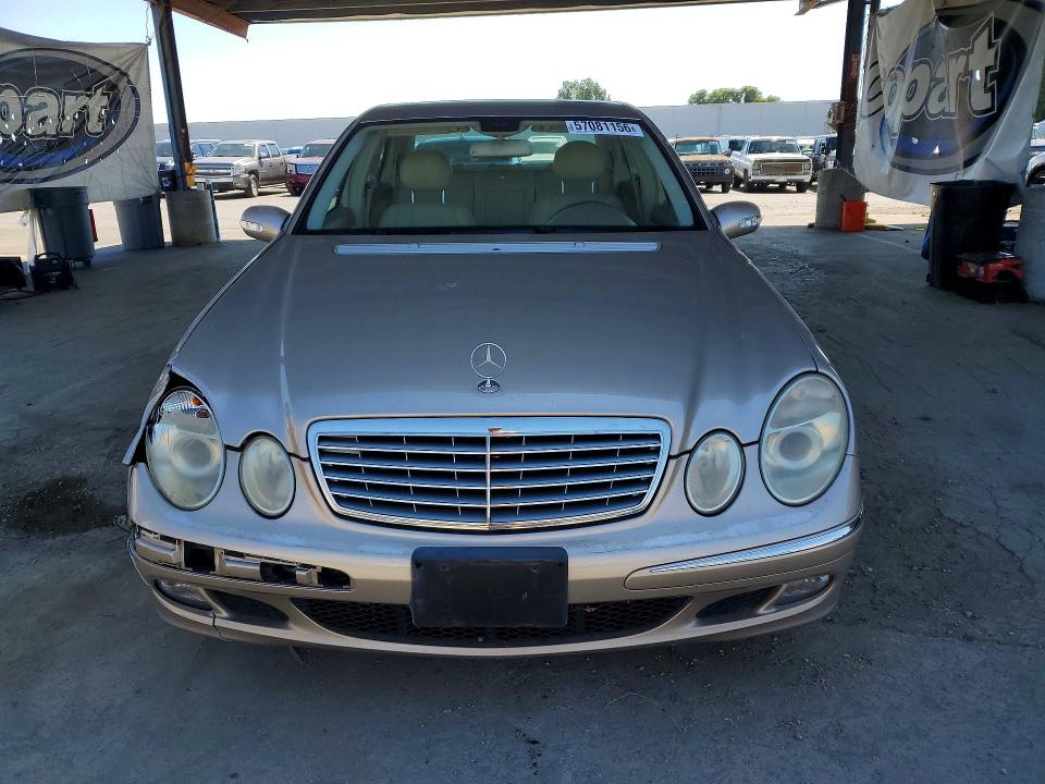 2005 Mercedes-benz E-class VIN WDBUF65J25A730870 COPART salvage auction — FRONT END, Ca - Salvage Certificate, sold $700 on 2026-07-07 (photo 5)
