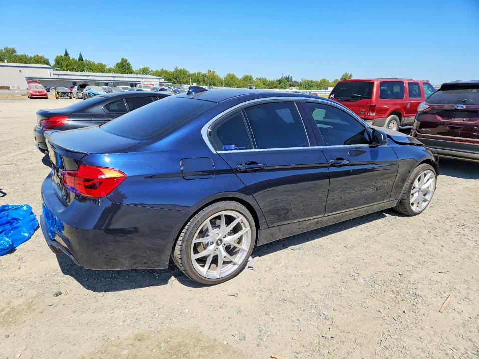 2017 BMW 3er VIN WBA8B9G51HNU48472 COPART salvage auction — FRONT END, Ca - Salvage Certificate, sold $1,950 on 2026-08-06 (photo 3)
