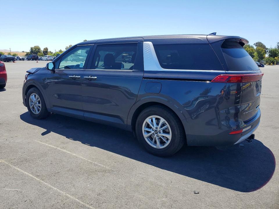 2022 Kia Carnival VIN KNDNB4H31N6156641 COPART salvage auction — FRONT END, Ca - Salvage Certificate, sold $7,700 on 2026-07-13 (photo 2)