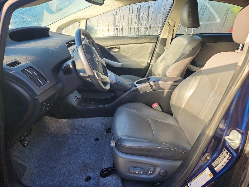 2013 Toyota Prius VIN JTDKN3DU0D1730175 COPART salvage auction — REAR END, Md - Cert Of Salvage > 75% Damage, sold $450 on 2026-07-21 (photo 7)