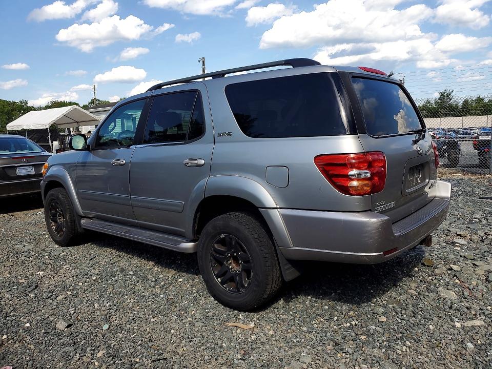 2004 Toyota Sequoia VIN 5TDBT44A84S206888 COPART salvage auction — REAR END, MT - CERTIFICATE OF TITLE, sold $925 on 2026-07-14 (photo 2)