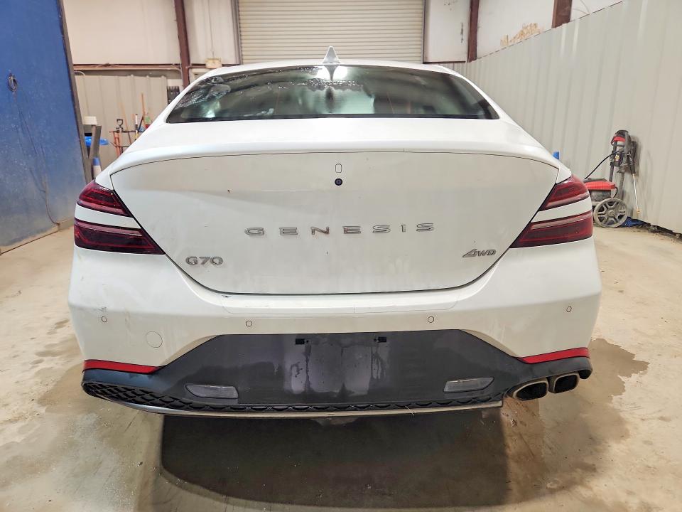 2023 Genesis G70 VIN KMTG34TA0PU112948 COPART salvage auction — FRONT END, TX - CERTIFICATE OF TITLE, sold $2,500 on 2026-07-21 (photo 6)