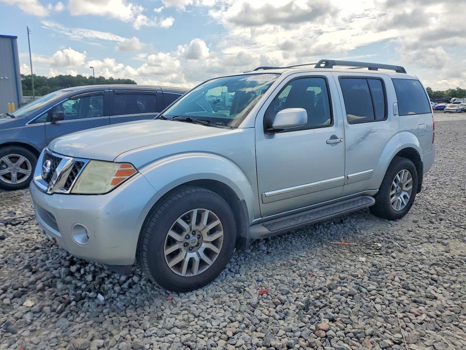 2012 Nissan Pathfinder VIN 5N1AR1NN3CC610249 COPART salvage auction — FRONT END, Fl - Certificate Of Title (P), sold $350 on 2026-07-08 (photo 1)