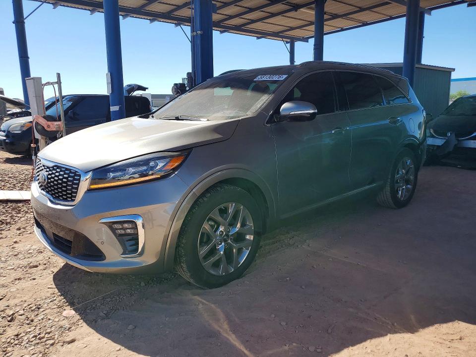 2019 Kia Sorento VIN 5XYPK4A56KG449884 COPART salvage auction — REAR END, Az - Cert Of Title - Salvage, sold $1,200 on 2026-07-21 (photo 1)
