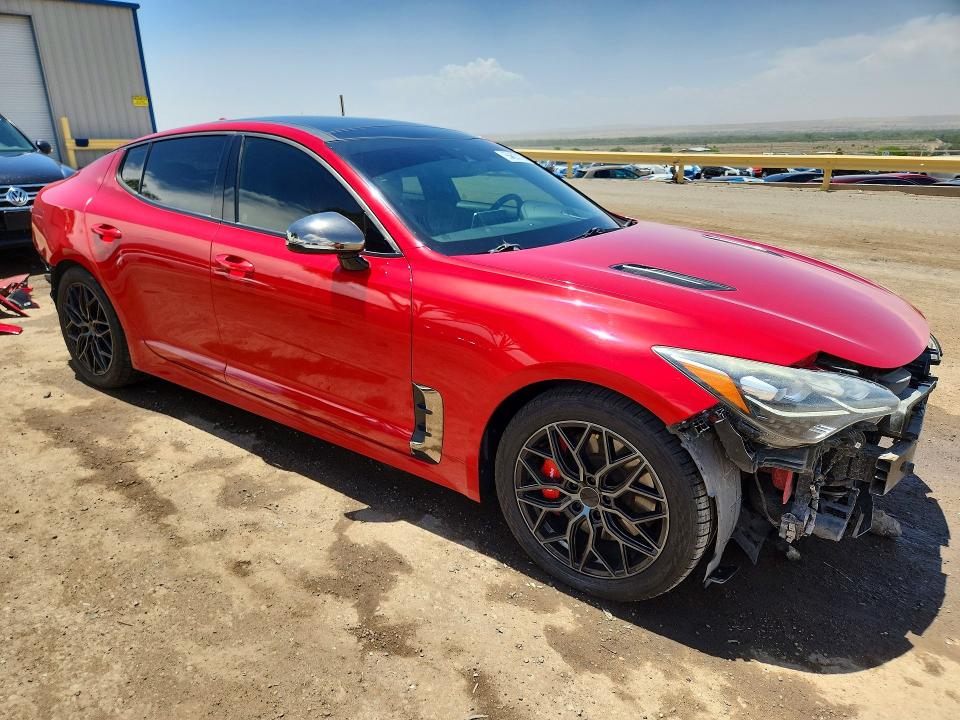 2018 Kia Stinger VIN KNAE55LC3J6018837 COPART salvage auction — REAR END, Nm - Cert Of Title-Salvage, sold $4,350 on 2026-07-30 (photo 4)
