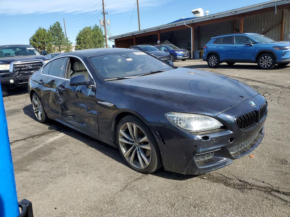 2013 BMW 6er VIN WBA6B4C59DD098900 COPART salvage auction — SIDE, Co - Dis/Dlr/Exp Only Clean Title, sold $675 on 2026-08-18 (photo 4)