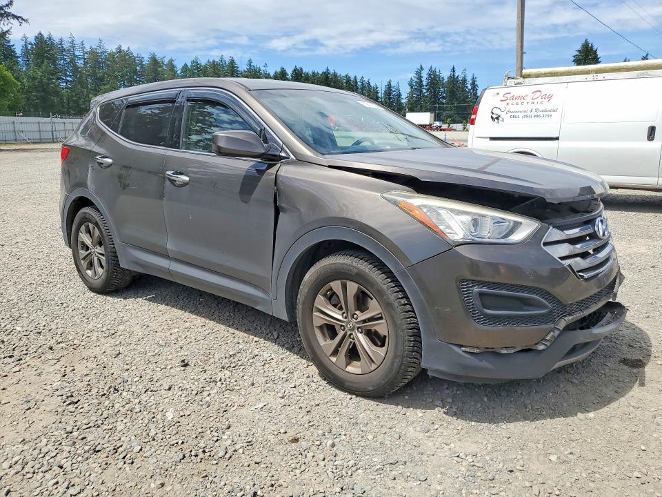 2014 Hyundai Santa fe VIN 5XYZTDLB0EG153093 COPART salvage auction — FRONT END, Wa - Bill Of Sale, sold $1,400 on 2026-07-10 (photo 4)