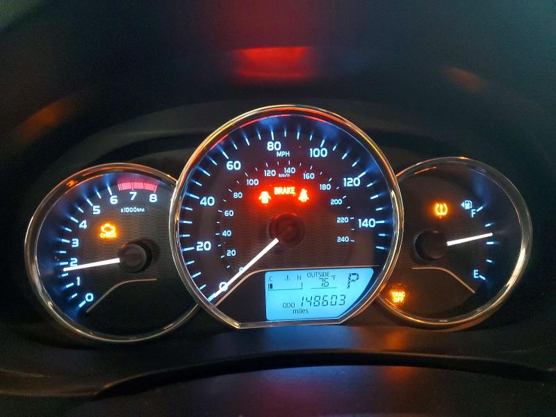 2016 Toyota VIN 5YFBURHE0GP548503 COPART salvage auction — FRONT END, TX - SALVAGE VEHICLE TITLE, sold $2,400 on 2026-07-31 (photo 9)