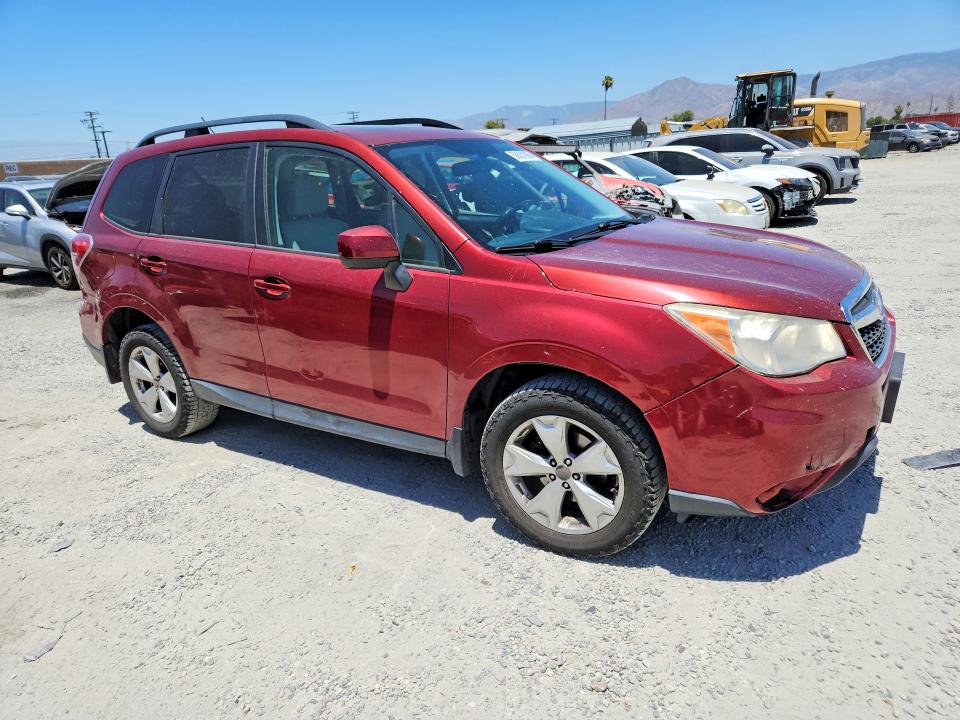 2014 Subaru Forester VIN JF2SJAGC9EH526469 COPART salvage auction — MECHANICAL, Mt - Dis/Dlr/Exp Only Clean Title, sold $625 on 2026-07-29 (photo 4)