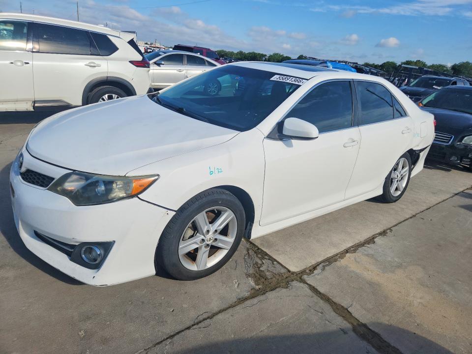 2012 Toyota Camry VIN 4T1BF1FK7CU506035 COPART salvage auction — REAR END, Tx - Salvage Vehicle Title, sold $3,650 on 2026-07-02 (photo 1)