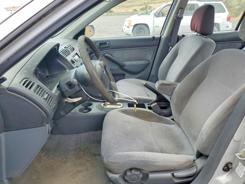 2001 Honda Civic VIN 2HGES16671H920661 COPART salvage auction — MINOR DENT/SCRATCHES, CA - CERTIFICATE OF TITLE, sold $100 on 2026-07-09 (photo 7)