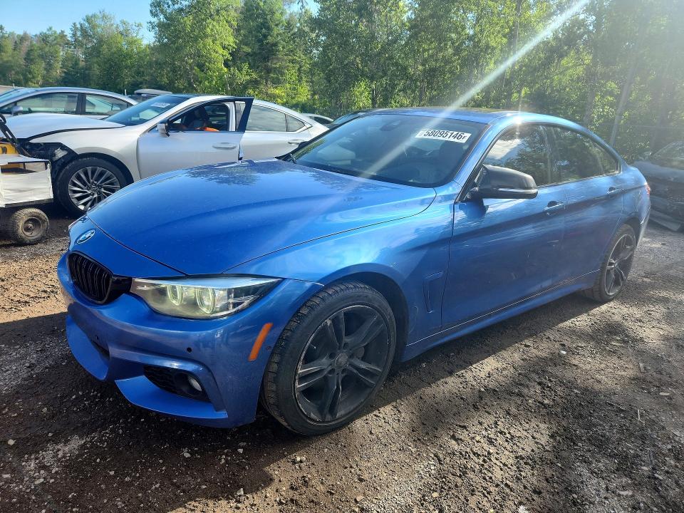 2019 BMW 4 series VIN WBA4J3C59KBL05816 COPART salvage auction — FRONT END, On - Permit No Brand - Unfit, sold $500 on 2026-07-28 (photo 1)