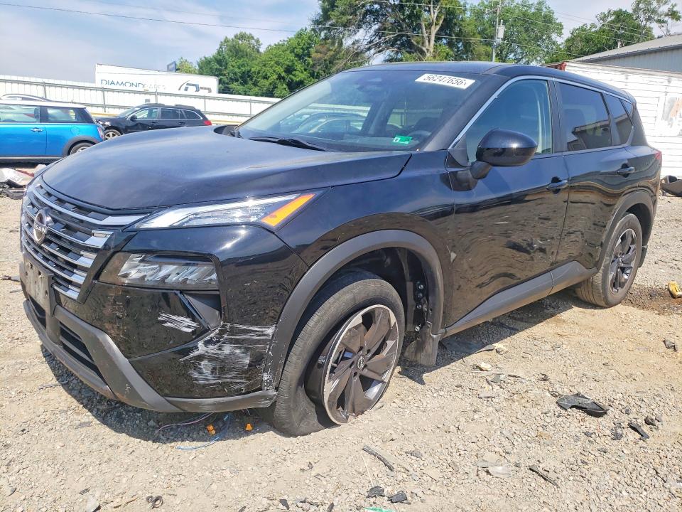 2024 Nissan Rogue VIN JN8BT3BAXRW356543 COPART salvage auction — UNDERCARRIAGE, Va - Cert Of Title - Salvage, sold $7,800 on 2026-07-10 (photo 1)