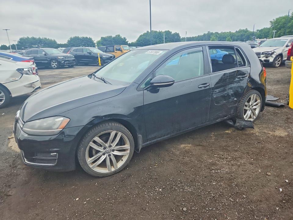 2015 Volkswagen VIN 3VW217AU1FM005436 COPART salvage auction — SIDE, CT - CERT OF TITLE-SALVAGE, sold $1,350 on 2026-07-02 (photo 1)