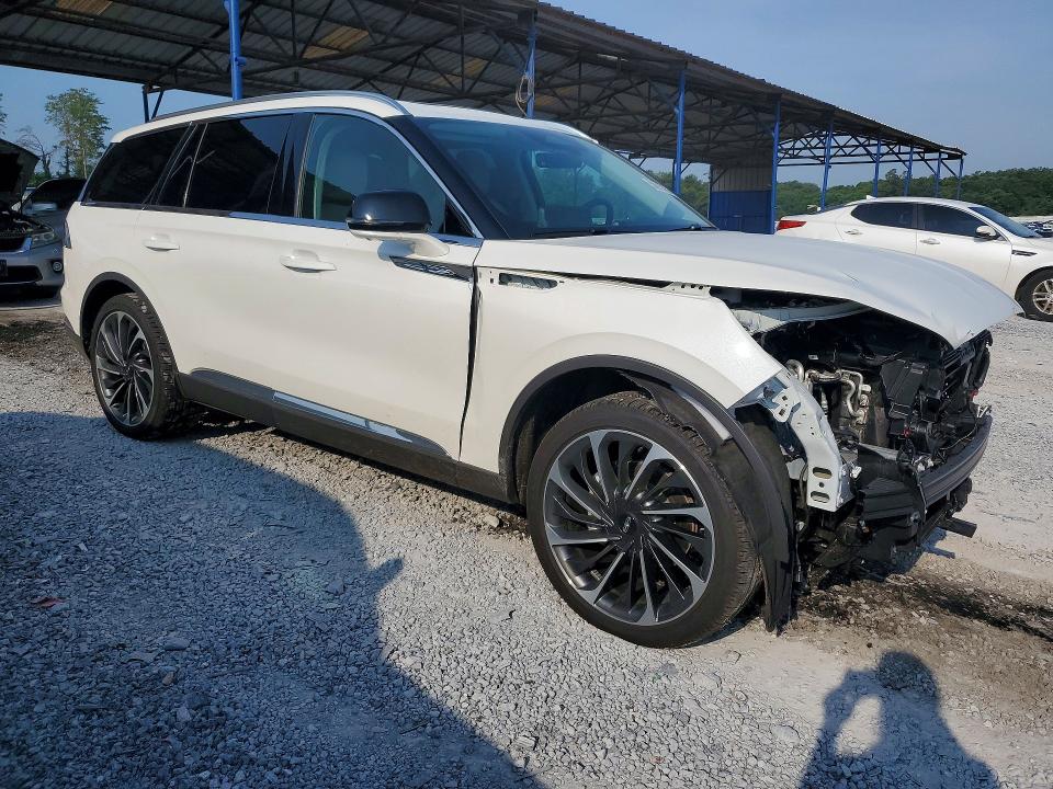2026 Lincoln Aviator VIN 5LM5J7XC5TGL07101 COPART salvage auction — FRONT END, Ga - Cert Of Title-Salvage, sold $12,800 on 2026-07-23 (photo 4)