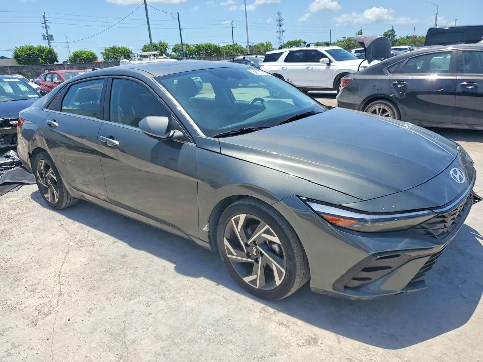 2025 Hyundai Elantra VIN KMHLS4DG0SU938934 COPART salvage auction — FRONT END, Fl - Certificate Of Title, sold $10,500 on 2026-07-07 (photo 4)
