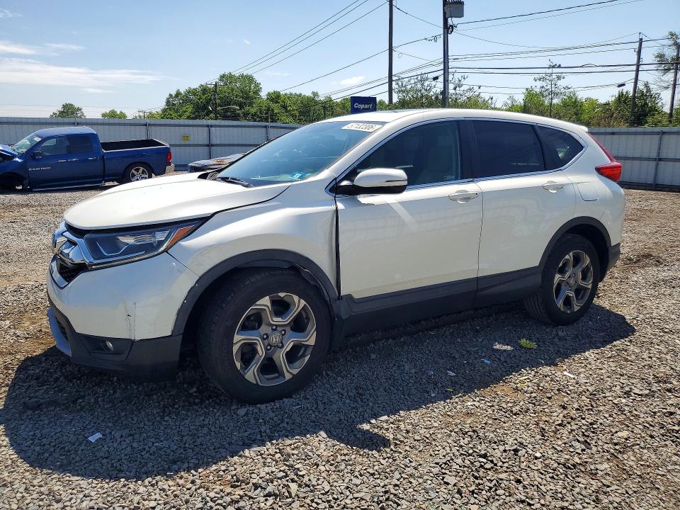 2018 Honda Cr-v VIN 2HKRW2H57JH675544 COPART salvage auction — REAR END, Nj - Cert Of Title-Salvage, sold $8,100 on 2026-07-31 (photo 1)