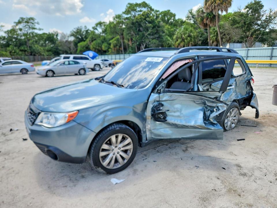 2011 Subaru Forester VIN JF2SHAEC7BH728253 COPART salvage auction — SIDE, Fl - Cert Of Title Slvg Rebuildable, sold $250 on 2026-07-15 (photo 1)
