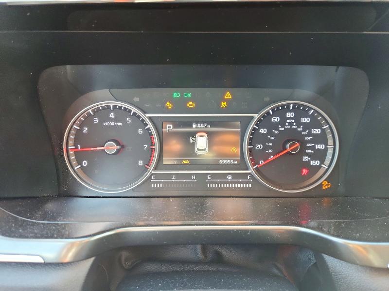 2022 Kia Sorento VIN 5XYRG4LC8NG130917 COPART salvage auction — FRONT END, TX - SALVAGE VEHICLE TITLE, sold $8,100 on 2026-08-21 (photo 9)