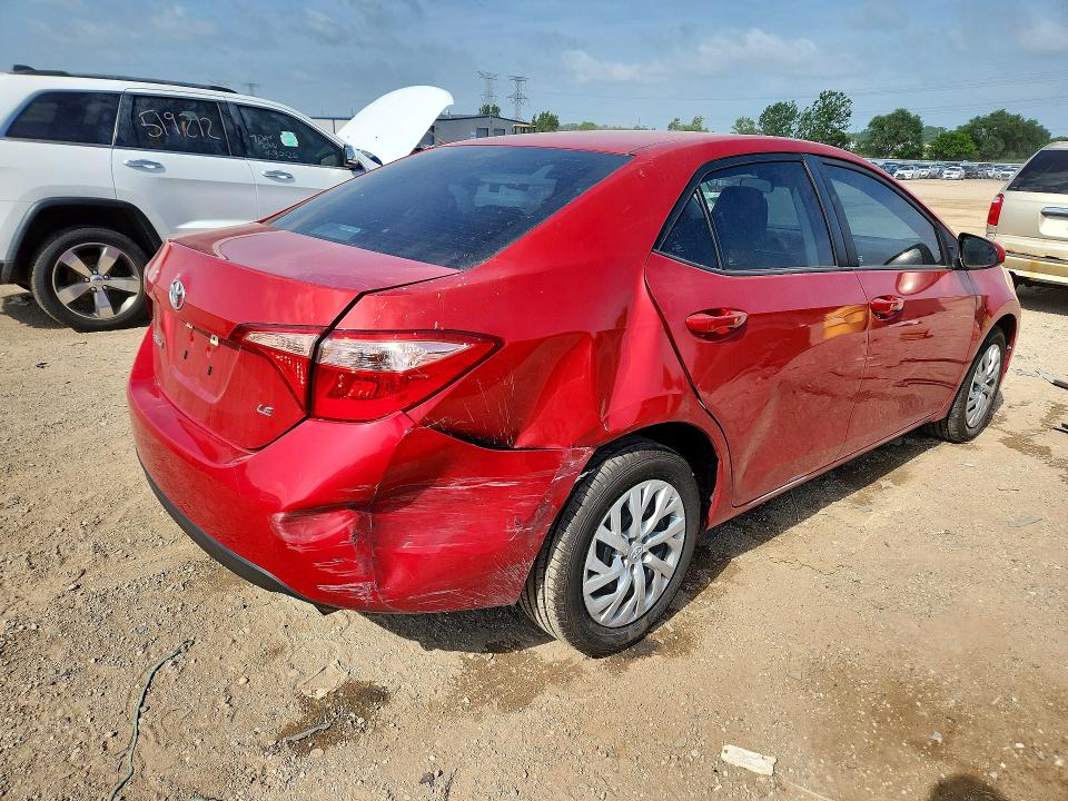 2017 Toyota Corolla VIN 5YFBURHE1HP666089 COPART salvage auction — REAR END, Il - Salvage Certificate, sold $2,550 on 2026-07-28 (photo 3)