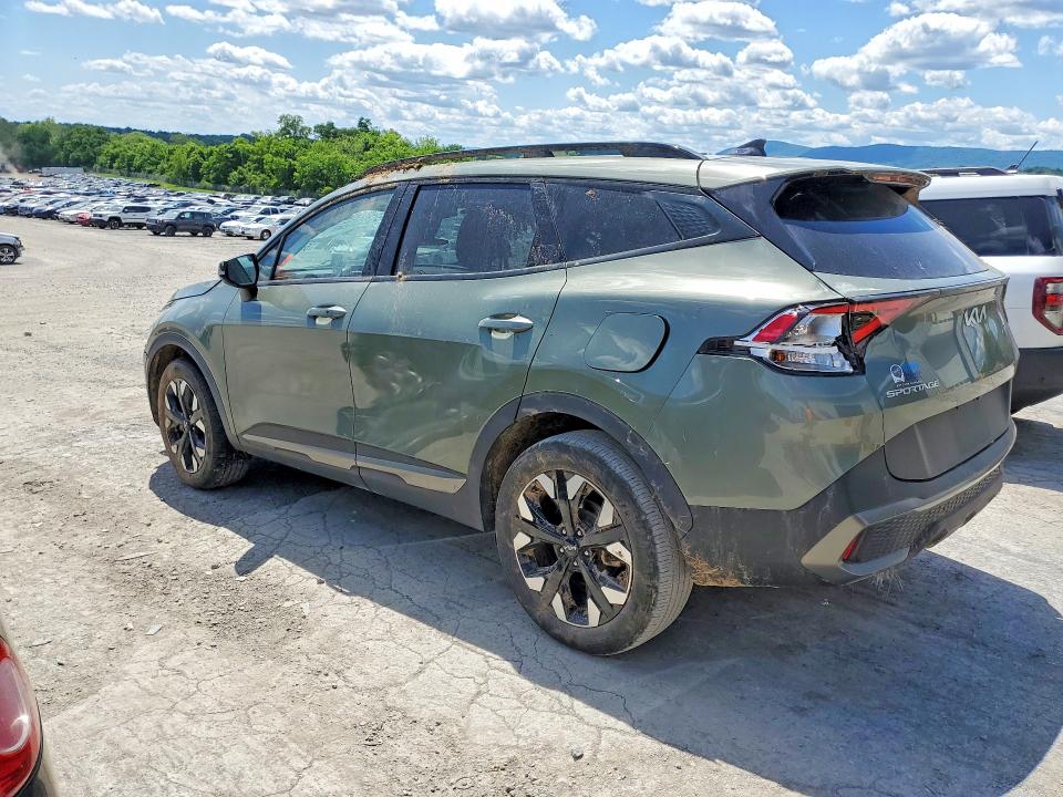 2023 Kia Sportage VIN 5XYK6CAF1PG059705 COPART salvage auction — ROLLOVER, Pa - Certificate Of Salvage, sold $7,100 on 2026-07-10 (photo 2)
