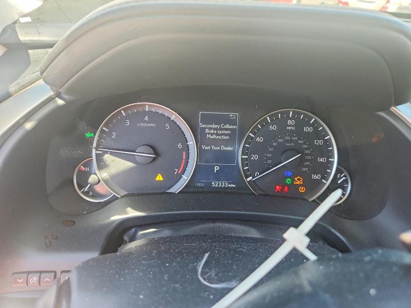 2021 Lexus VIN JTJHZMDAXM2051760 COPART salvage auction — FRONT END, Ca - Salvage Certificate, sold $12,000 on 2026-07-17 (photo 9)