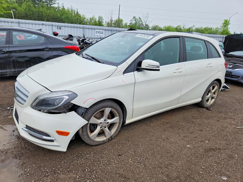 2014 Mercedes-benz B-klasse VIN WDDMH4EB6EJ183083 COPART salvage auction — FRONT END, ON - PERMIT NO BRAND - UNFIT, sold $475 on 2026-07-28 (photo 1)