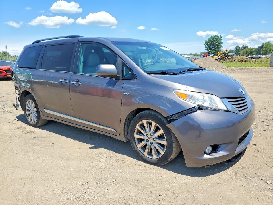 2016 Toyota Sienna VIN 5TDDK3DC2GS140799 COPART salvage auction — REAR END, Oh - Cert Of Title-Salvage, sold $3,600 on 2026-07-09 (photo 4)