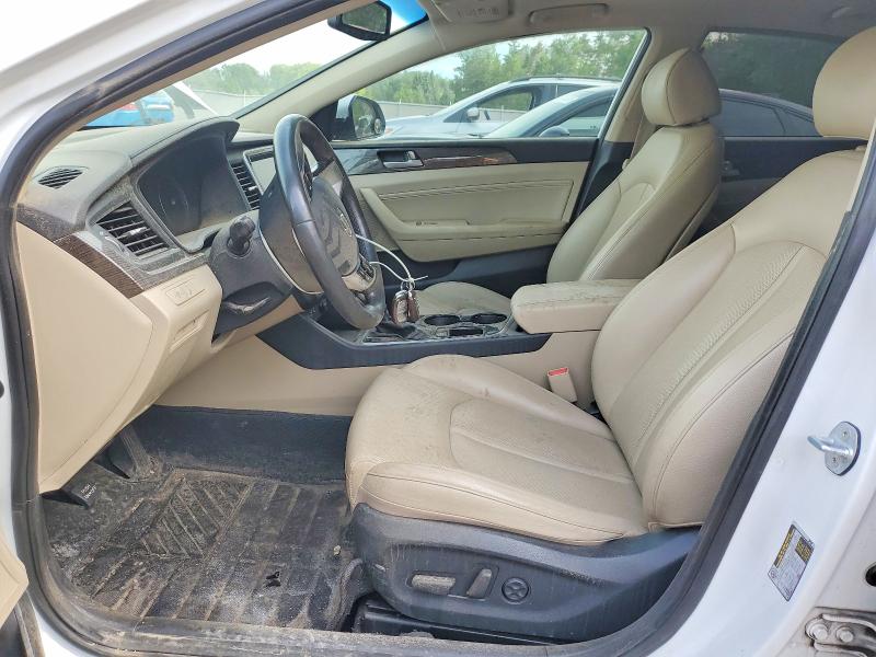 2018 Hyundai Sonata hybrid VIN KMHE34L36JA087422 COPART salvage auction — FRONT END, ON - PERMIT SALVAGE, sold $2,000 on 2026-07-16 (photo 7)