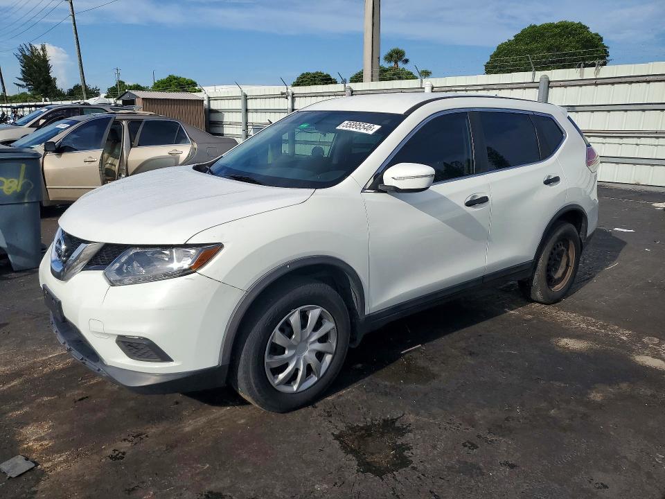 2016 Nissan Rogue VIN 5N1AT2MV6GC889470 COPART salvage auction — MECHANICAL, Fl - Certificate Of Title, sold $800 on 2026-07-05 (photo 1)